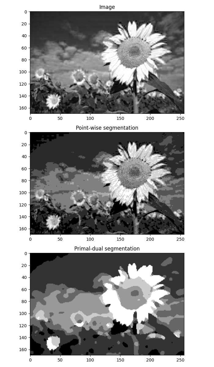 Image, Point-wise segmentation, Primal-dual segmentation